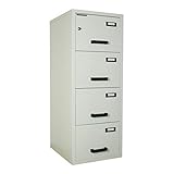 Feuerfester Aktenschrank 60 min 4 Schubladen Firefile 4000 Rottner