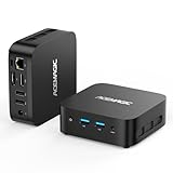 ACEMAGIC V1 Mini PC Intel Alder Lake-Ν95(4C/4T, bis zu 3,4 GHz), 16GB DDR4 512GB M.2 SSD Micro Computer Desktop PC, Gigabit Ethernet/WiFi 5/BT4.2/4K@60Hz Mini Computer Büro/Schu